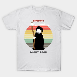 Sunset Reaper / Grumpy, Might Reap T-Shirt